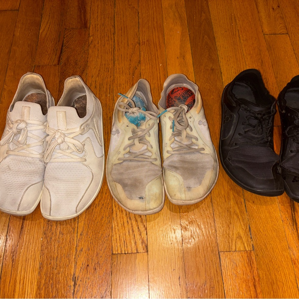 Vivo Barefoot Athletic Shoes - White, Beige, Black